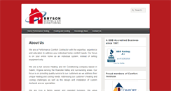 Desktop Screenshot of brysonheating.com